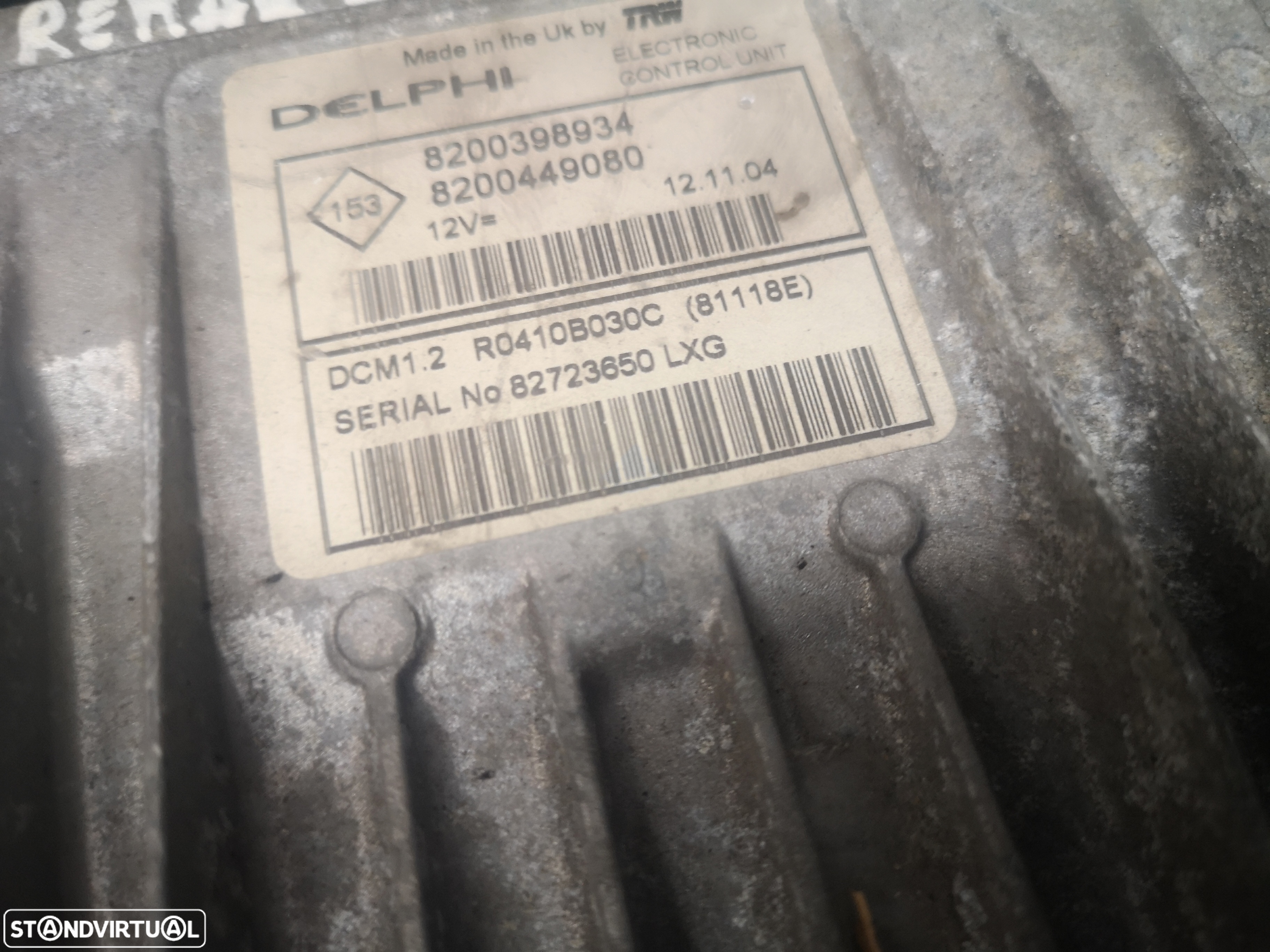 Centralina de motor Renault modus 1.5dci 2003-2007 - 2