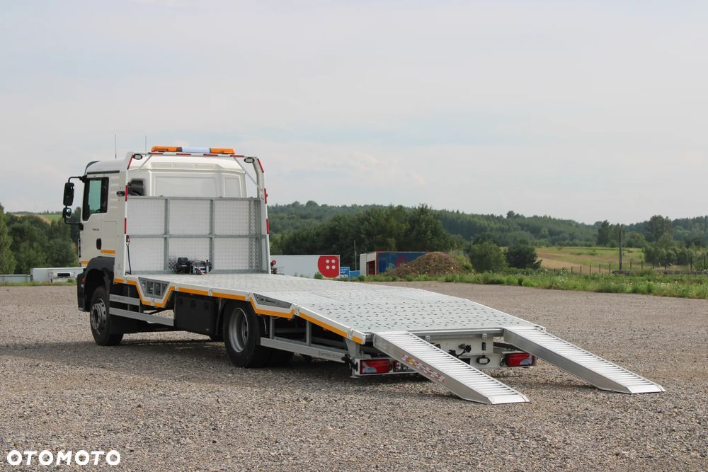 MAN TGM 18.320 Laweta Pomoc Drogowa Najazd Nowa zabudowa Kabina sypialna spanie łóżko TGX TGS Antos TGL Atego - 11