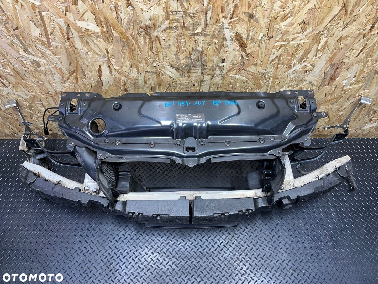 PAS PRZEDNI BMW E60 E61 530D 535D M57 WZMOCNIENIE CZOŁOWE BELKA OE 7148586 - 2