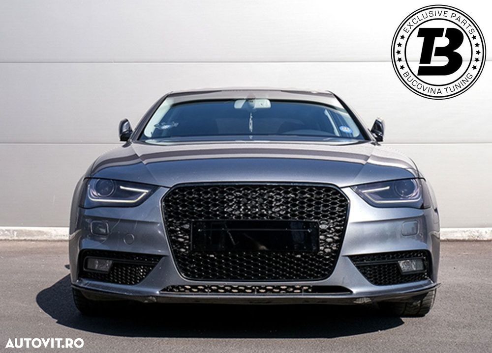 Grila compatibila cu Audi A4 B8 Facelift RS4 Design - 8