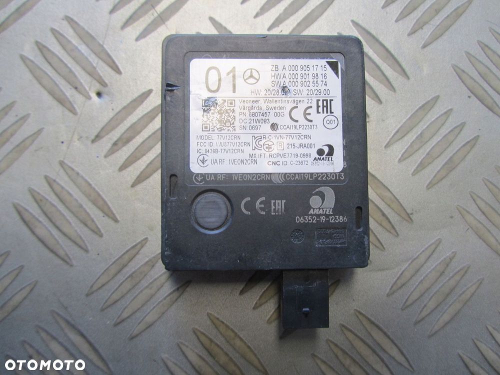 RADAR SENSOR DO MERCEDESA 0009051715 - 1