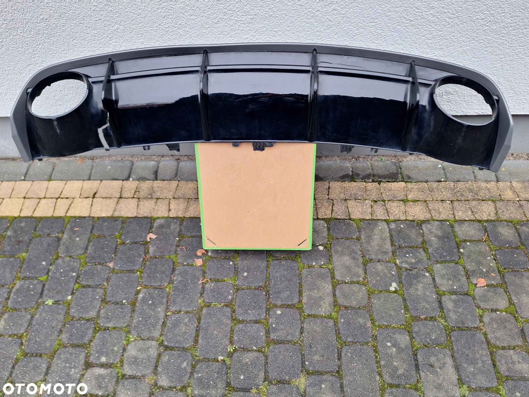 AUDI C7 RS6 4G9807514B SPOJLER DYFUZOR DOKŁADKA ZDERZAK TYŁ WYSYŁKA 24H - 1