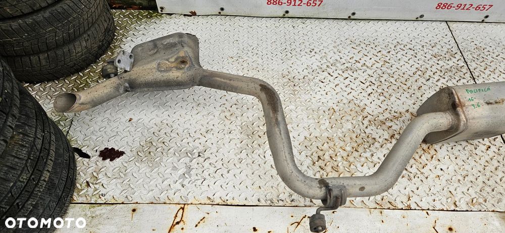 Chrysler Pacifica 2016- 3.6 V6 Kompletny układ wydechowy Tłumik kompletny końcowy środkowy - 2