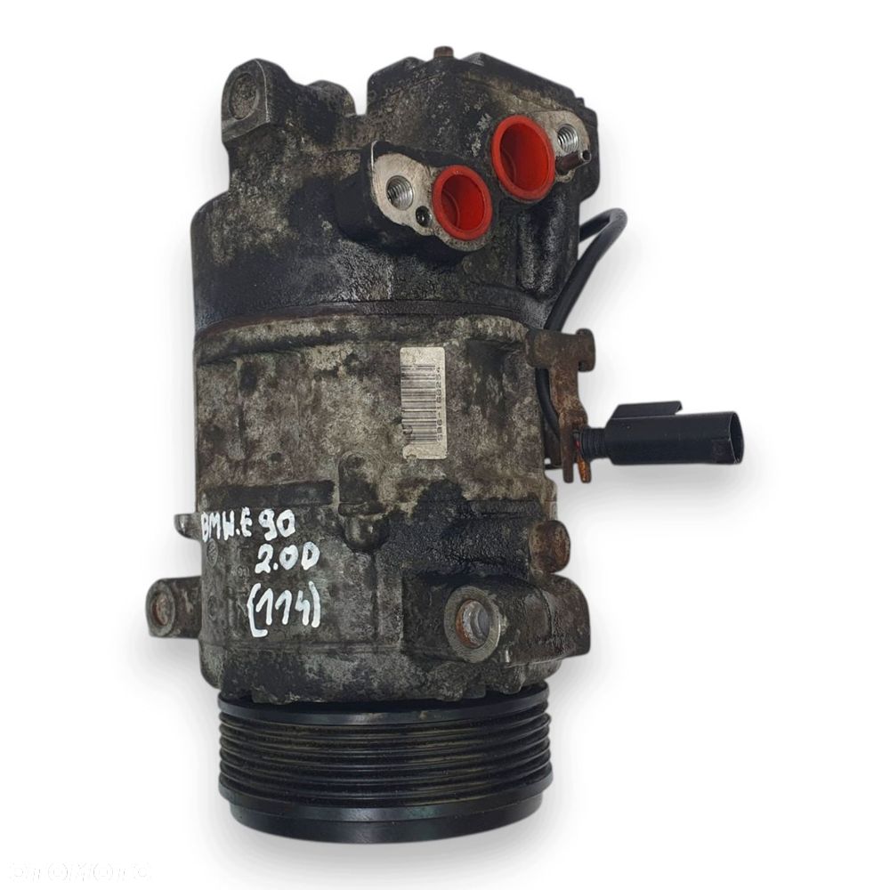 SPRĘŻARKA KLIMATYZACJI BMW 5 E60 3 E90 X3 E83 2.0d Denso 64526987766 - 1