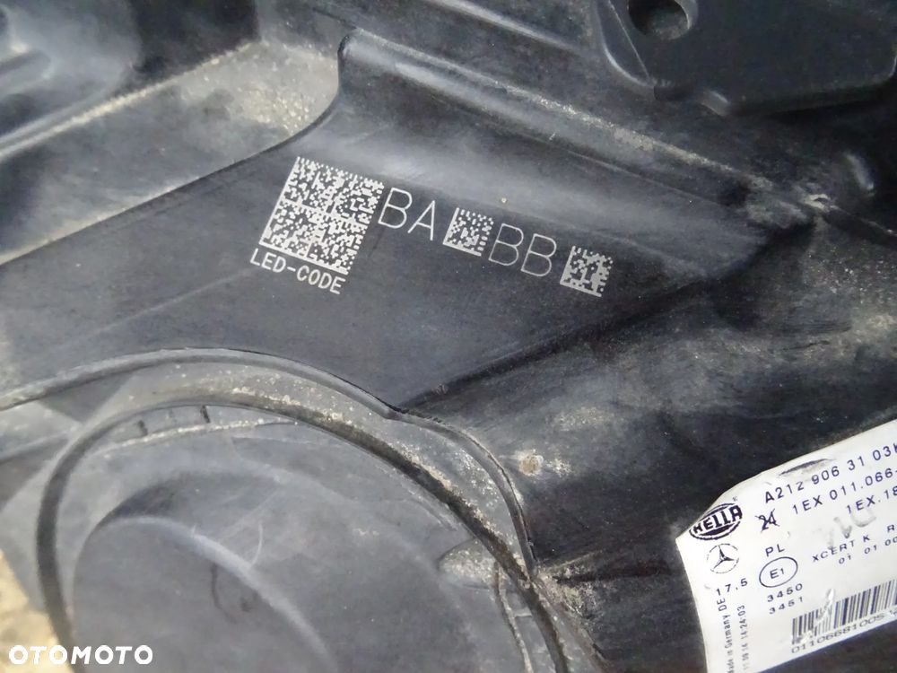 Lampa Mercedes E Klasa W212 Lift Lewy Przód A212 9063103KZ - 12