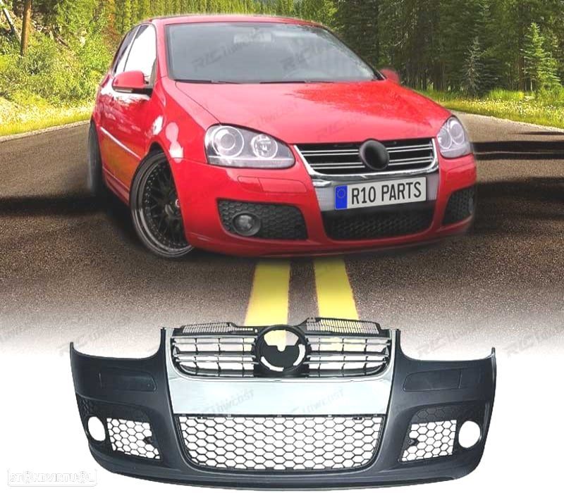 PÁRA-CHOQUES FRONTAL VOLKSWAGEN VW GOLF V MK5 03-08 LOOK R32 - 1