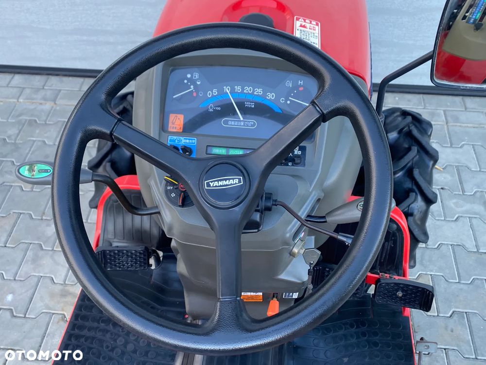 Yanmar AF120 Mini traktor Ciągnik Traktorek 4x4 + Ładowacz czołowy TUR Wspomaganie kierownicy Rewers - 20