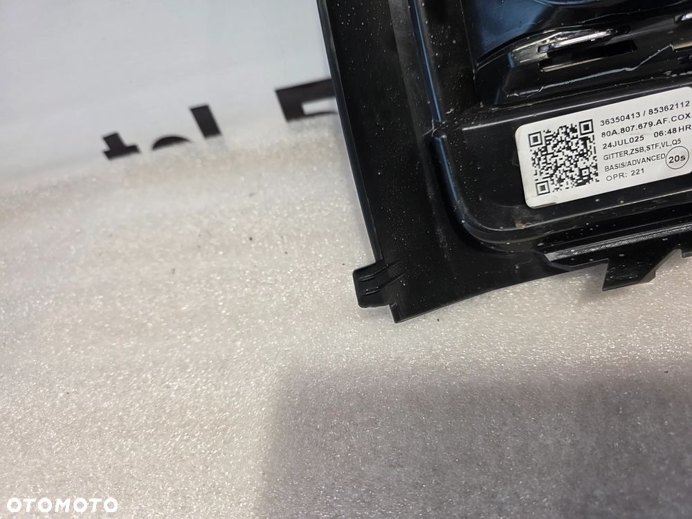 AUDI Q5 II LIFT 80A 21- LEWA / PRAWA KRATKA BOCZNA ZDERZAKA PRZEDNIEGO PRZÓD NR 80A807682N / 80A807680AN , 80A807681N / 80A807679AN NR AUKCJI KB28 - 12