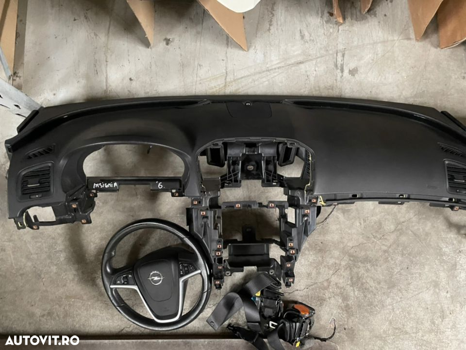 Kit airbag OPEL INSIGNIA an 2008-2014 Airbag volan,plansa bord,airbag pasager,centuri fata - 2