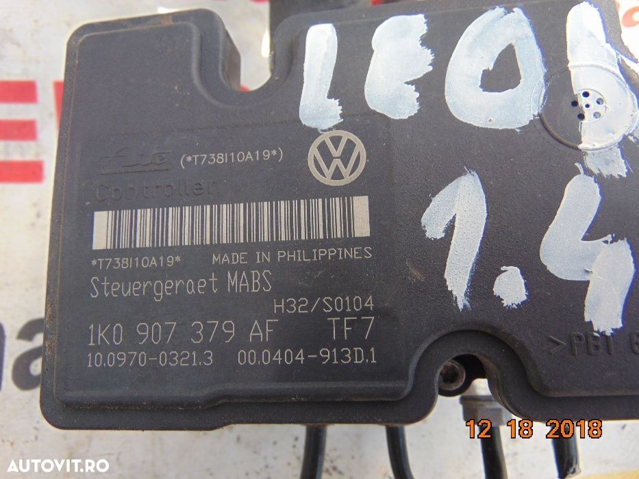 Modul ABS Seat Leon 2006-2012 Golf 5 Audi A3 Octavia 2 Caddy Golf 6 - 2