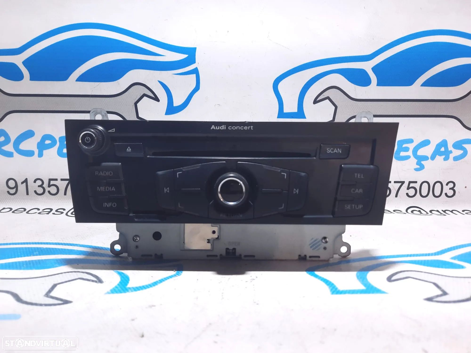 AUTORADIO PANASONIC AUDI A4 B8 8K2 8T2035186 AUTO RADIO LEITOR CD MULTIMEDIA MULTIFUNÇÕES - 1