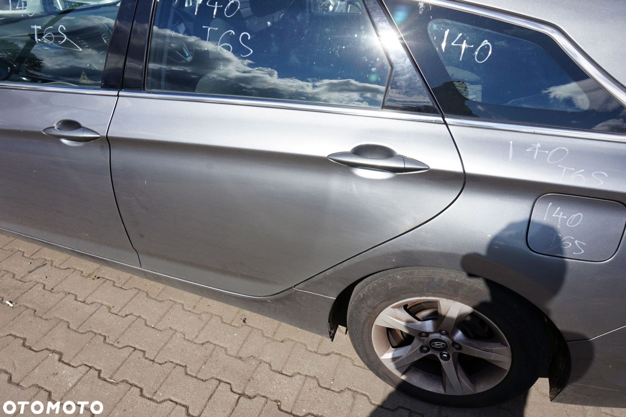 DRZWI TYLNE LEWE I40 VF KOMBI T6S  SZARY HYUNDAI 2011-2014 - 2
