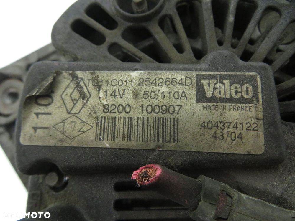 ALTERNATOR RENAULT SCENIC II 1.6 8200100907 - 7