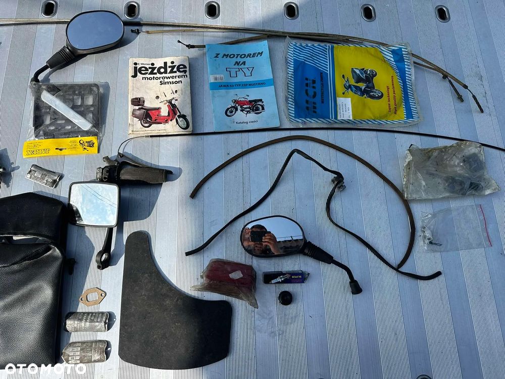 Części Romet Ogar 200 205 Motorynka Błotnik Bagażnik Schowek Tłumnik - 2