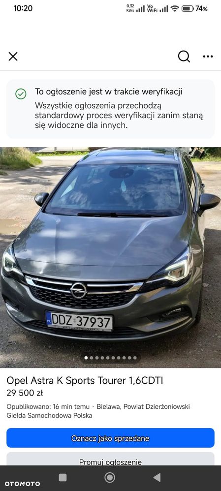 Opel Astra 1.6 CDTI Sport - 1