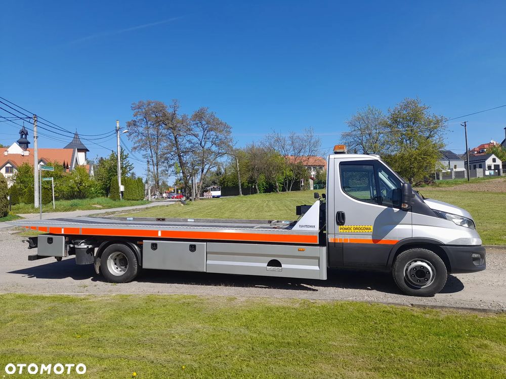Iveco DAILY 72c18 70c18 Dmc 7200kg LAWETA PLATFORMA HYDRAULICZNA -EUROTECHNIK-Pomoc drogowa JEDYNA taka na NIEMIECKI rynek BLOKADA MOSTU PNEUAMATYCZNE ZAWIESZENIE... - 1