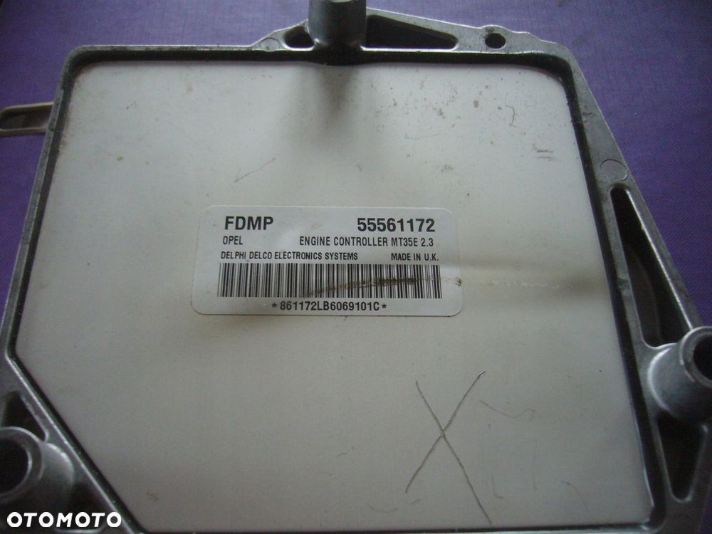 ASTRA ZAFIRA 1.6 16V STEROWNIK KOMPUTER OPEL FDMP 55561172 MT35E ORYG - 2