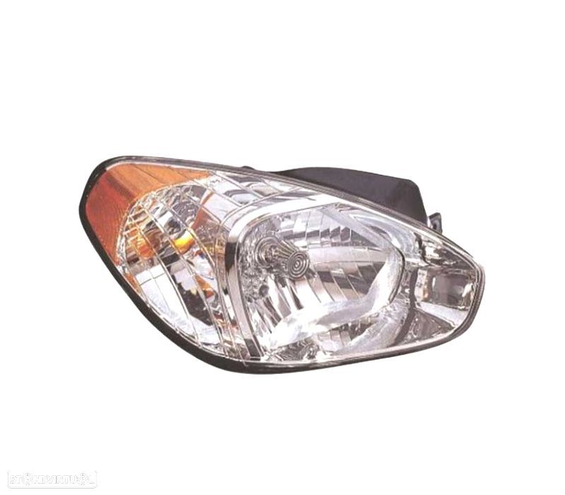 FAROL DIR OPTICAS COM REGULAÇÃO ELÉCTRICA HYUNDAI ACCENT 3 4P 06-11 - 1