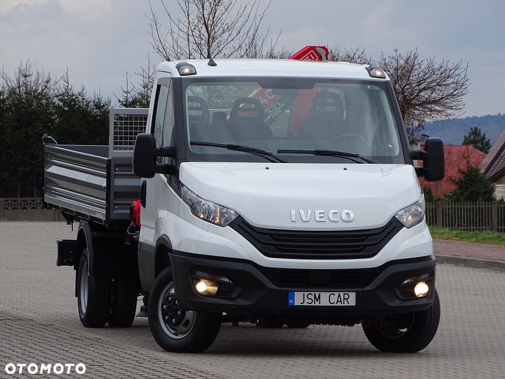 Iveco Daily 50C16 3.0 Wywrotka 3.57 m.+ HDS ŻURAW FASSI 1500 kg. 69 Tyś. Km. SALON PL!! 1 Wł.!! JAK NOWY!! - 2