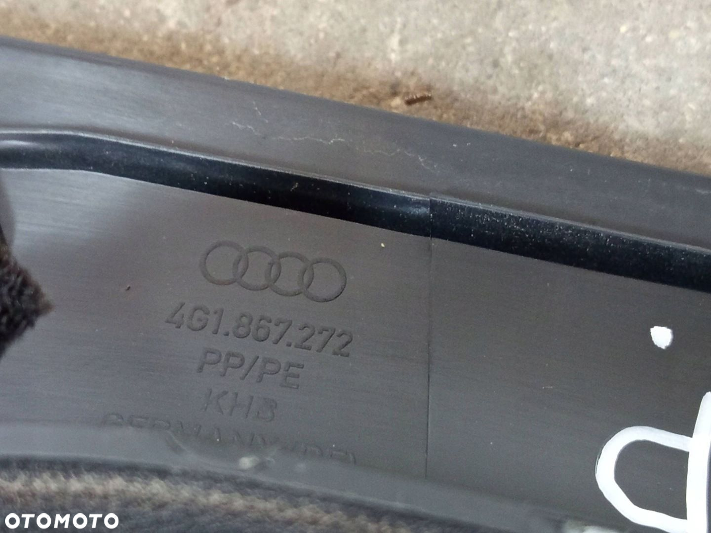 LISTWA PROGOWA PRAWA AUDI A6 C7 4G1867272 - 4