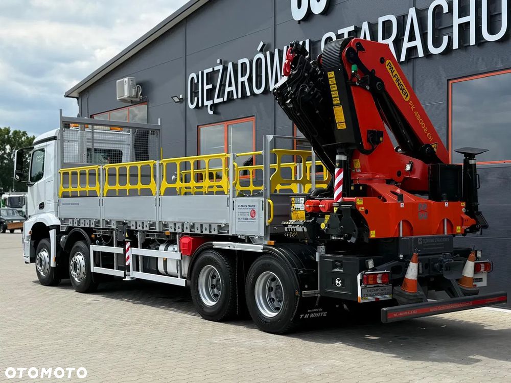 Mercedes-Benz Arocs Actros 3236 // E6 // 8x4 // Palfinger PK48002 z radiem // energetyka budowlanka skrzynia kran crane żuraw dzwig - 5