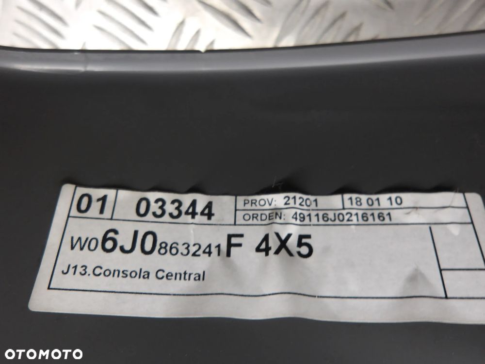SEAT IBIZA IV 08-12 3D 1.2 TDI TUNEL ŚRODKOWY 6J0863241F - 5