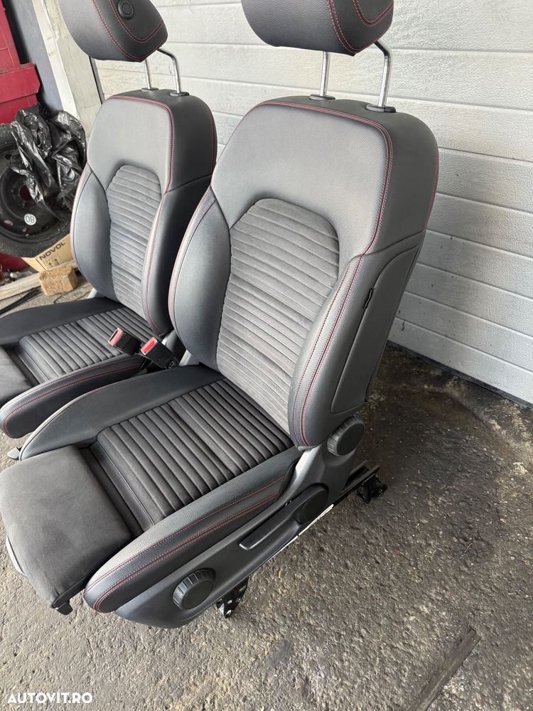 Set Scaune Față Sport Mercedes B-Class W246 (2017) Pachet AMG – Încălzite, Piele + Alcantara Recaro - 7