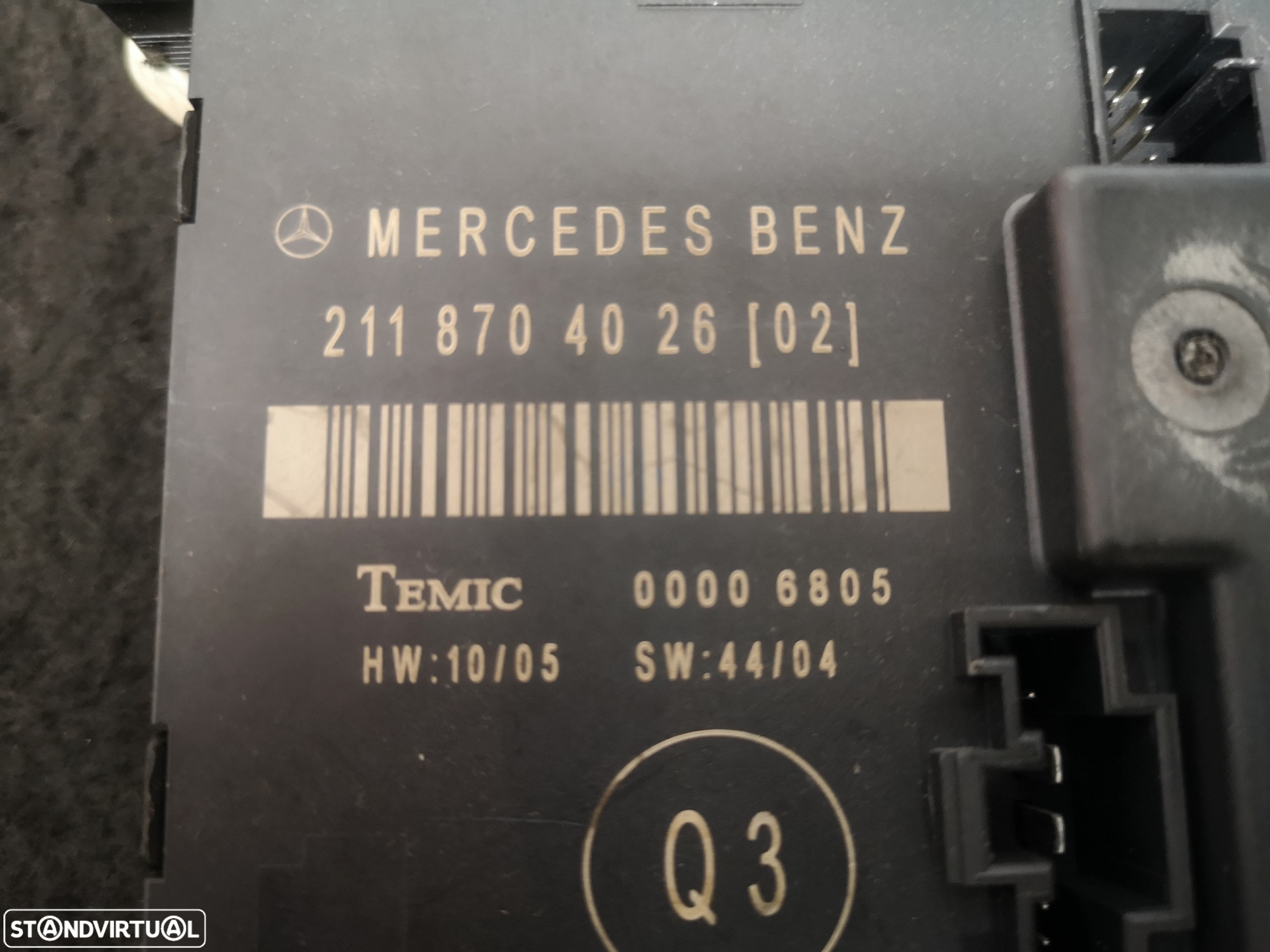 Centralina modulo da porta Originais  Mercedes w211 class e 2003+ - 4