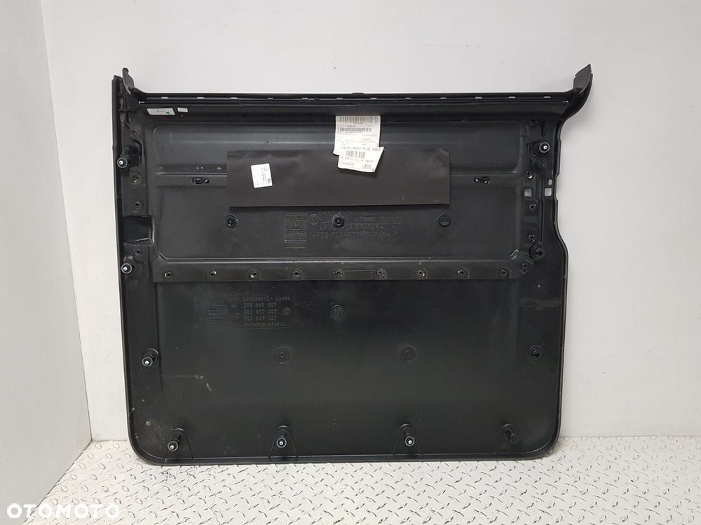 VW T5 LIFT T6 7E MULTIVAN ROLETA BOCZEK DRZWI LEWE PRZESUWNE TAPICERKA  7E5867027 7E586486A - 7