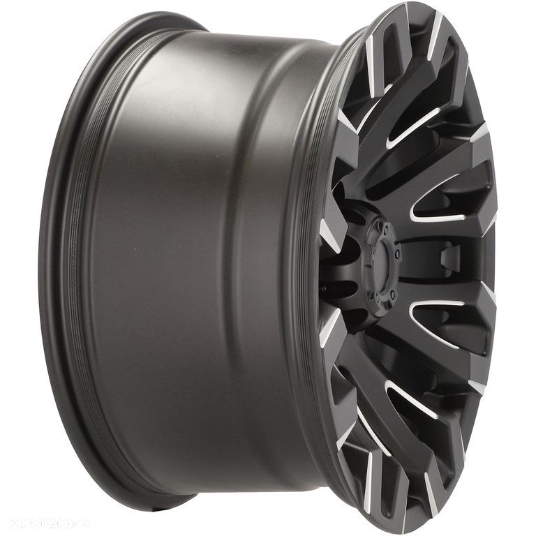 4x Felgi 17 Czarny mat m.in. do JEEP Commander Gladiator Grand Cherokee Wrangler - JT255 - 4