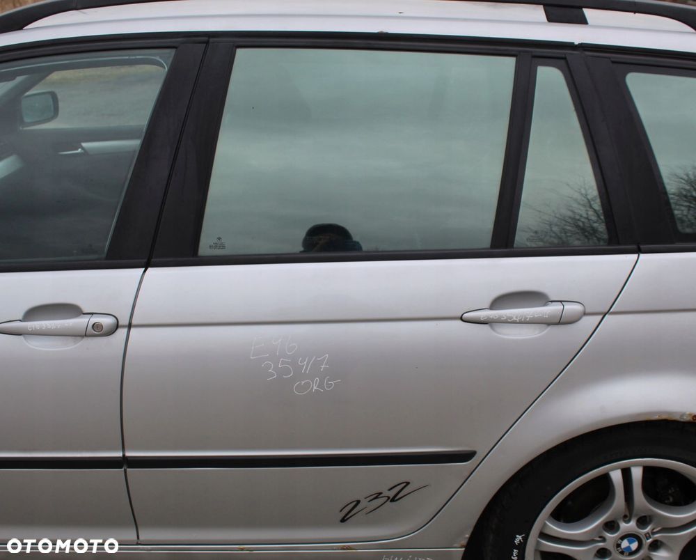 DRZWI LEWY TYŁ BMW E46 LIFT TOURING 354 TITAN - 1