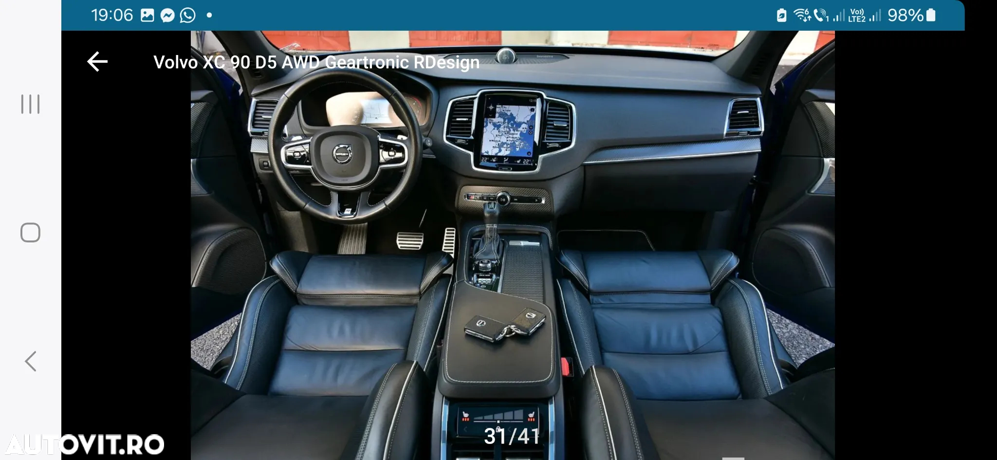 Volvo XC 90 D5 AWD Geartronic RDesign - 23