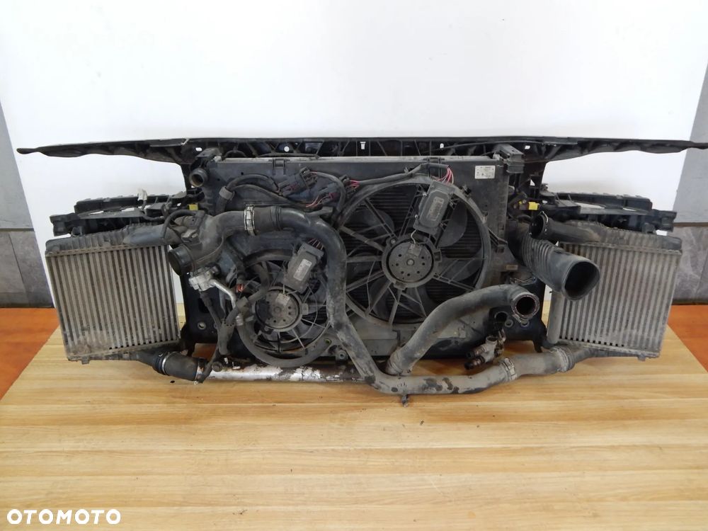 Pas przedni wzmocnienie chłodnice 3.0 TDI AUDI Q7 4L 05-15 komplet Łuków części - 2