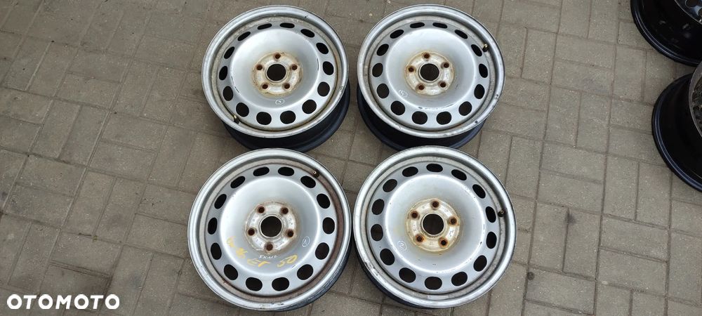 FELGI STALOWE 5x112 6Jx16 CALI ET50 VW  GOLF V VI VII TOURAN A38P SEAT LEON TOLEDO ALTEA SKODA OCTAVIA KOMPLET 4 SZTUKI - 1