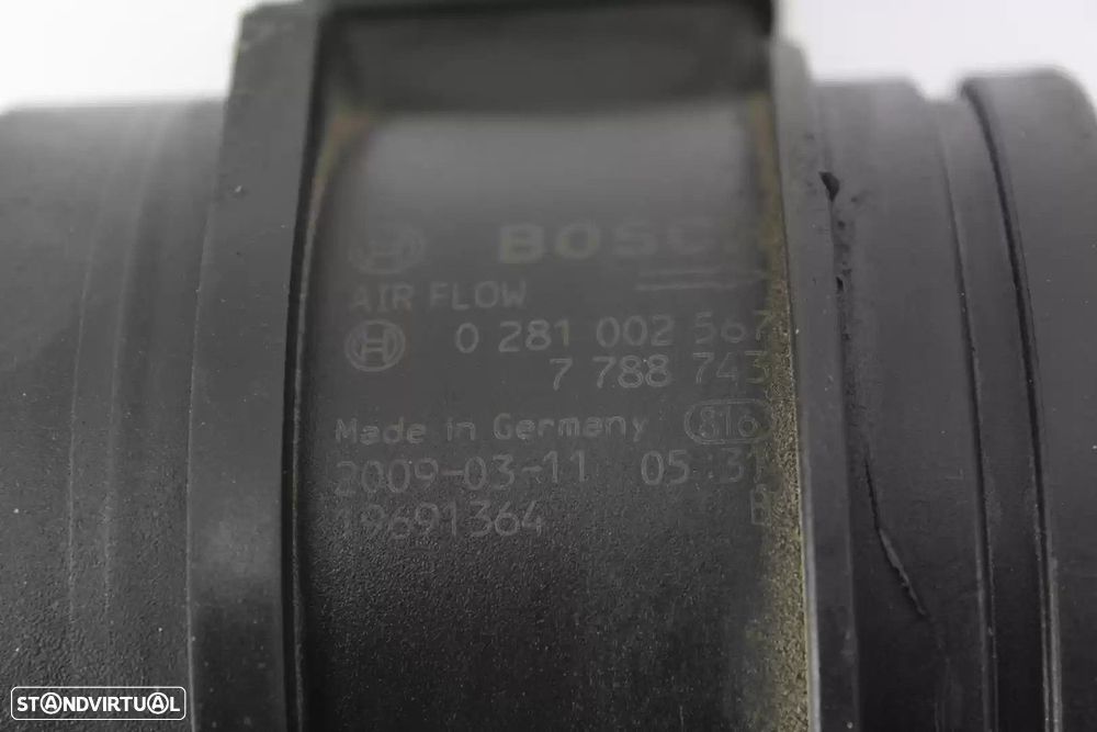 MEDIDOR DE MASSA DE AR BMW 1 2009 -7788743 - 3
