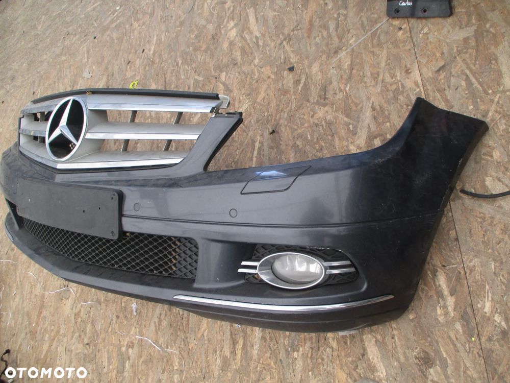 MERCEDES C KLASA W204 2007- ZDERZAK PRZEDNI PRZÓD 6xPDC - 3