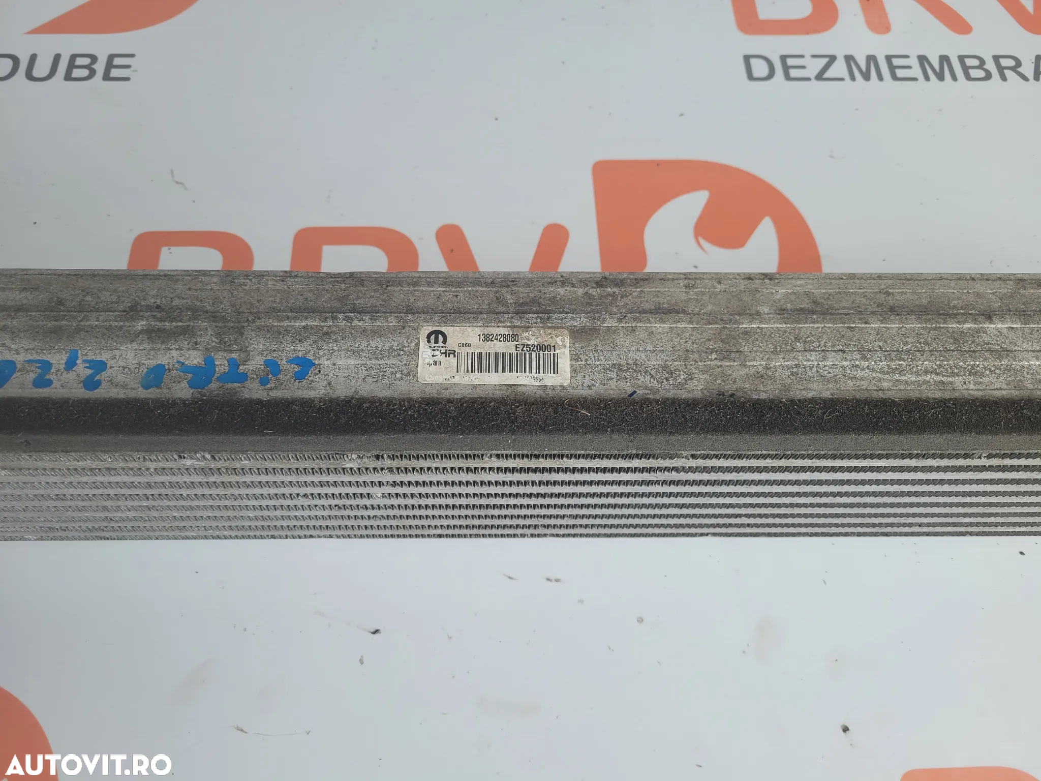 Radiator intercooler pentru Peugeot Boxer / Citroen Jumper /Fiat Ducato 2.2 motorizare  Euro 5 - 5