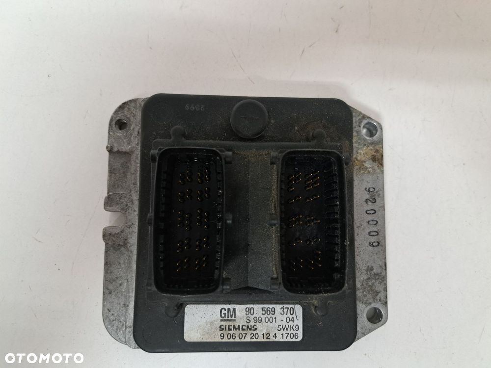 OPEL VECTRA B ECU 90569370 KOMPUTER STEROWNIK SILNIKA - 3