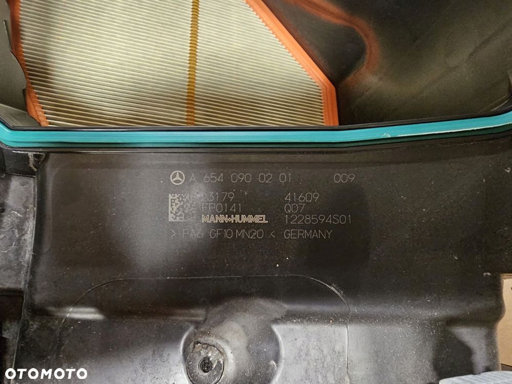 obudowa filtra powietrza instalacja komputera mercedes a6540900201 - 6