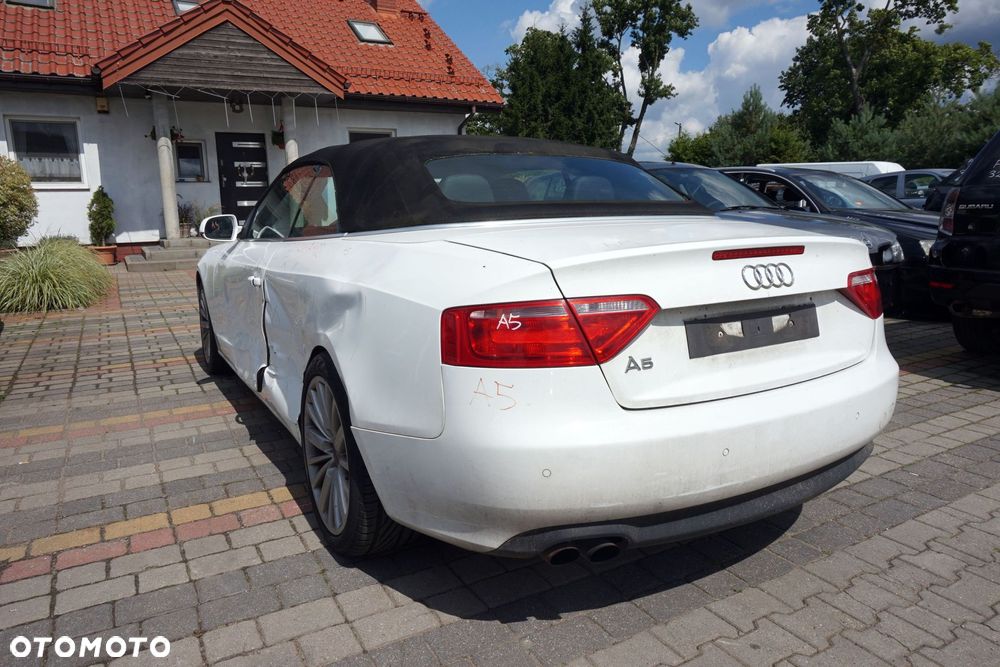 AUDI A5 I 8T CABRIO 2010 LY9C 1.8 TFSI CDHB 160KM LLV BIAŁY na części - 4