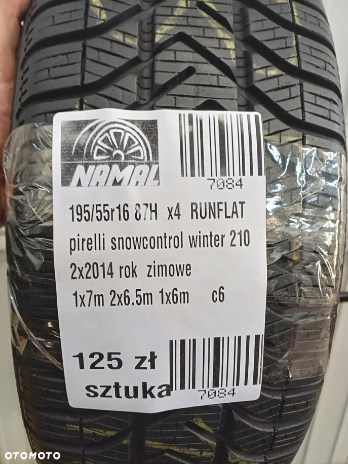 195/55r16 pirelli opony zimowe 7mm 7084 - 10