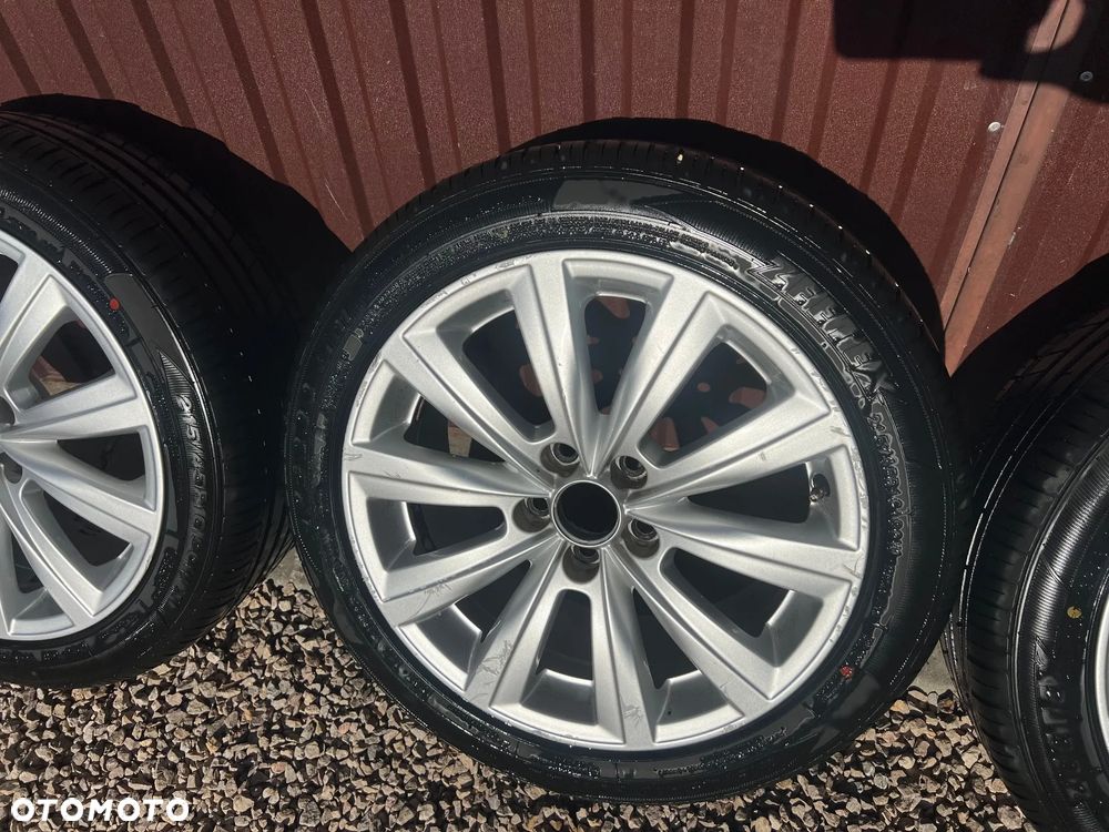 KOŁA FELGI ALUFELGI OPONY VW POLO 215 45 16 2023 rok ŁADNE OPONY 7mm - 4