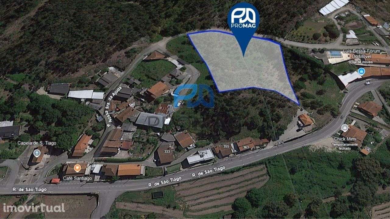 Terreno Rústico em Rebordosa – 5.690 m² junto à Capela de São Tiago - Grande imagem: 3/20