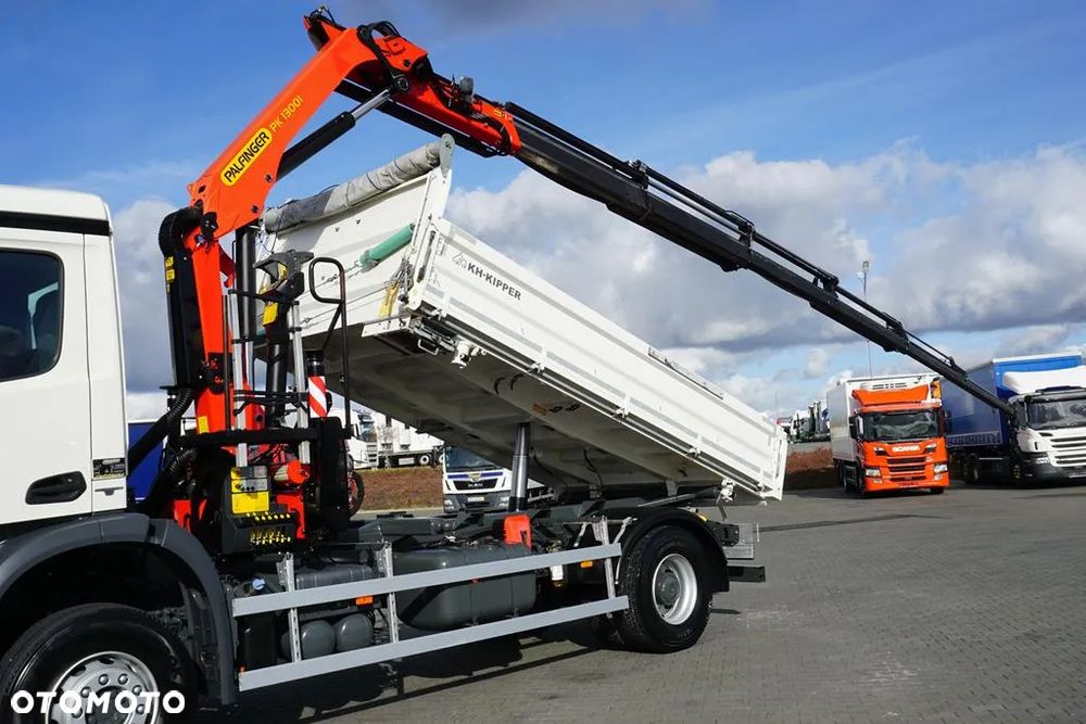 Mercedes-Benz / AROCS / 1843 / E 6 / WYWROTKA + HDS / ROTATOR / PALFINGER PK 13001 / WYSIĘG 17 M - 22