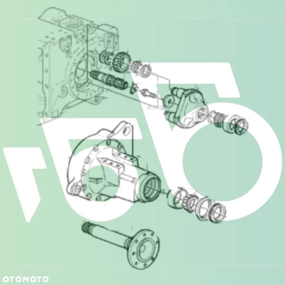 Zwolnica kompletna L78256 AL79867 AL111709 John Deere 6100 - 10