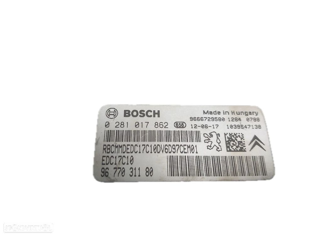 Conjunto Centralina De Ignição (Imobilizador) Citroën C4 Ii (B7) - 2
