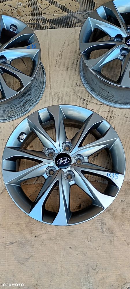 Alufelgi felgi aluminiowe alusy 5x114.3 R16 6,5J ET48 R16 Hyundai ix35 52910-2Y510 - 4