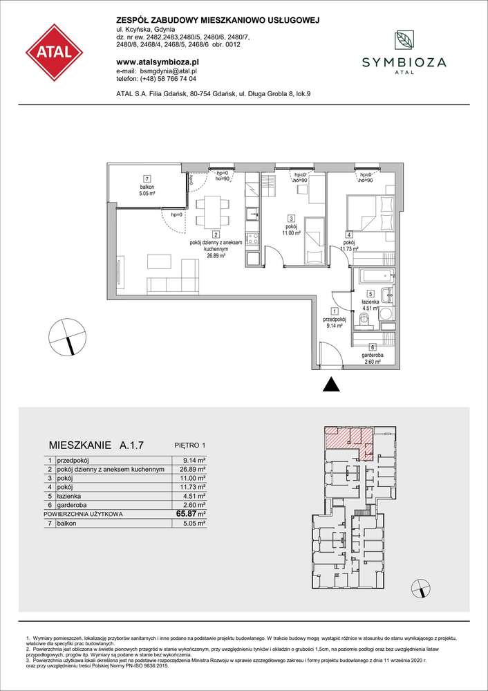 3-pokojowe mieszkanie 65m2 + balkon Bez Prowizji - Pełny obrazek: 2/24