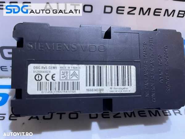 Unitate Modul Calculator Presiune Aer Jante Roti Anvelope Cauciucuri Peugeot 607 1999 - 2010 Cod 9660343780 [L3340] - 2