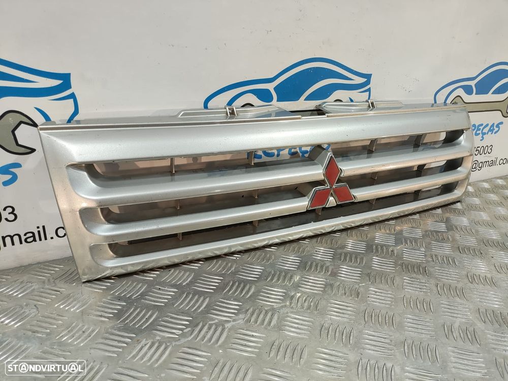GRELHA CENTRAL FRENTE MITSUBISHI PAJERO PININ I 1 MK1 H6W H7W MR339275 SIMBOLO LOGOTIPO - 4
